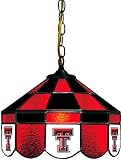 NCAA Texas Tech Red Raiders 14 Tiffany Style Executive Hanging Lamp