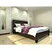 BROWN DOUBLE FAUX LEATHER BED 4FT 6 - NEXT DAY DELIVERY