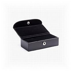 Leather Cufflinks Travel Case