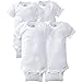 Gerber Baby 4-Pack Short-Sleeve Onesies Bodysuit, white, 18 Months