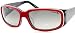 New Lacoste Sunglasses Alligator LA12609 RE Red/Black Frame Gradient Gray Shades Size: 60-15-125
