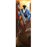 Jazz-Bass, Art Slim Poster Print, 12 by 36-Inch