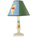 Disney Pooh Up and Away Lamp and Shade, Blue