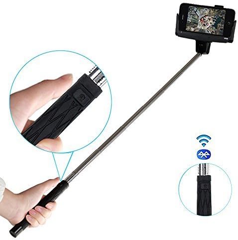 Bluetooth Selfie Stick,Familyus Hot Sale Self-portrait Monopod Extendable Wireless with built-in Bluetooth Remote Shutter With Adjustable Phone Holder for iPhone 6, 6 Plus,5,5S,5C, Samsung Galaxy, Android