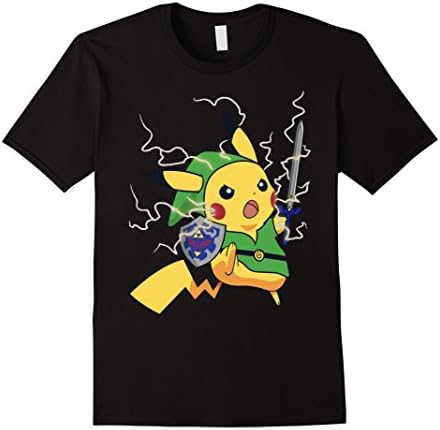 Men's Linka linka linka-chuuuu T-Shirt Small Black
