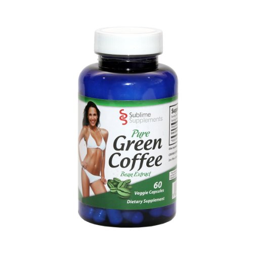 Pure Green Coffee Bean Extract 800mg 1 x 60 Capsules Chlorogenic Diet Slimming Supplement