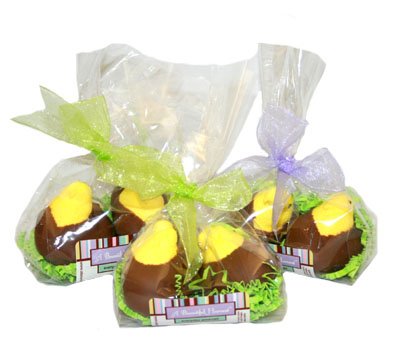 Belgian Milk Chocolate Dipped Marshmallow Chicks