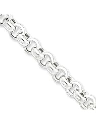 7.75mm, Sterling Silver, Rolo Chain, 18 inch