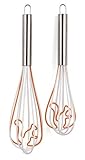 Kikkerland Squirrel Silicone Whisks, 2-Piece Set
