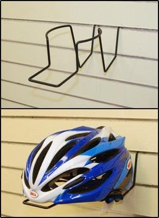 Tucker Rocky Display Slat Helmet Holder - Black EBLML