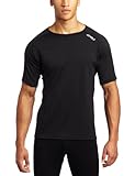2XU Men's Carbon X Short Sleeve Run Top,Black/Black,X-Large : image