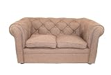 Little Chester Linen Sofa (Brown)