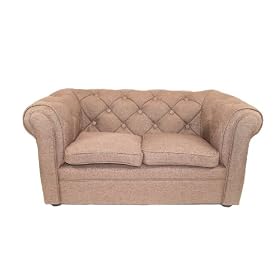 Little Chester Linen Sofa (Brown)