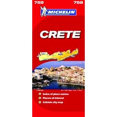 Crete National Map (Michelin National Maps)