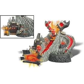Gormiti Lords of Nature Return Flaming Volcano with 12cm Articulated Magmion