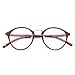 Glasses Queen 201565 Vintage Inspired Horned Rim Metal Bridge Clear Len Glasses