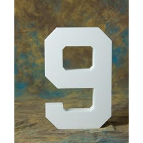 24 Number 9 Photo Prop