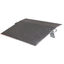 Vestil EH-3630 Economizer Dock Plate, Aluminum, 30" Length, 36" Width, 1/2" Thick, 5100 lbs Capacity