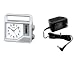 セイコー本格防災クロック KR870N ●ACアダプター(ZZ260A )専用アダブター 付き セイコー(SEIKO) 手動発電機搭載の多機能防災クロック