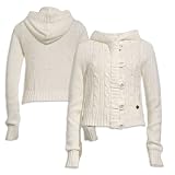 Roxy Junior's Brea Hooded Cable Knit Sweater
