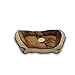 K&H Pet Products Bolster Couch Pet Bed Large Mocha/Tan 28