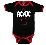 Toddler and Infant AC/DC Gibson SG One Piece Baby Suit