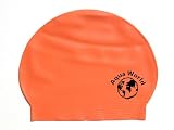 Orange Latex Swim Cap