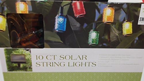 10 Ct Multi Color Solar String Lights