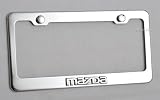 Mazda 3D License Plate Frame Chrome New