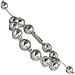 10mm Grey Shell Pearl Shamballa Bracelet
