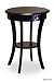 Kitchen & Housewares : Winsome 20227 Black Beechwood ROUND ACCENT TABLE WITH ONE DRAWER ONE SHELF