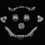 Clear LB RB LT RT Buttons Parts for Xbox 360 Controller