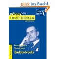 K�nigs Erl�uterungen und Materialien, Interpretation zu T. Mann. Die Buddenbrooks. Lekt�re- und Interpretationshilfe