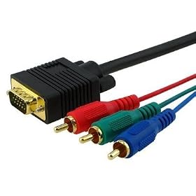 VGA to RCA Component RGB Cable - 1.8M - M/M