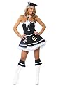 Sexy Adult Womens Halloween Costume Pin Up Navy Sailor Girl Dress Costume Theme Party Outfit Roma
