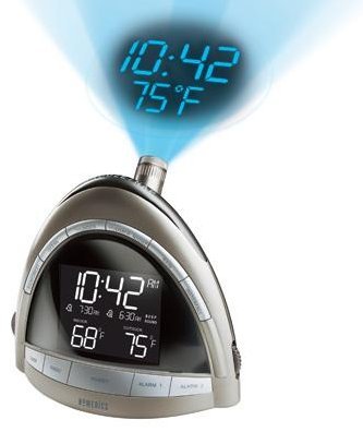 HoMedics SS-5010 SoundSpa Premier Nature Sounds Projection Dual Alarm Clock Radio