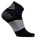 Plantar Fasciitis Sock - Compression Heel/Arch Support, Foot Sleeve, Ankle Socks (S/M, Black)