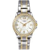 Timex Ladies Crystal Accented Two-Tone Dress Watch #T2M835 by Timex