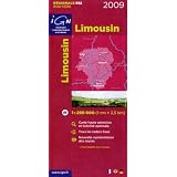 IGN Road Map to Limousin (France) Scale 1:250,000