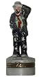 Flambro LOOKING OUT TO SEE Emmett Kelly Jr. Figurine Trinket - Pill Box #9836