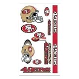 San Francisco 49ers Temporary Tattoos