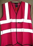 Hi Viz Pink Safety Vest - Large 48