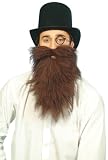 Long Brown Beard Adult Fancy Dress