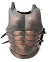 Breastplate Steel Muscle Chestplate, Dark Finish