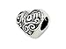 Zable(tm) Sterling Silver Mom' Heart Shape title=