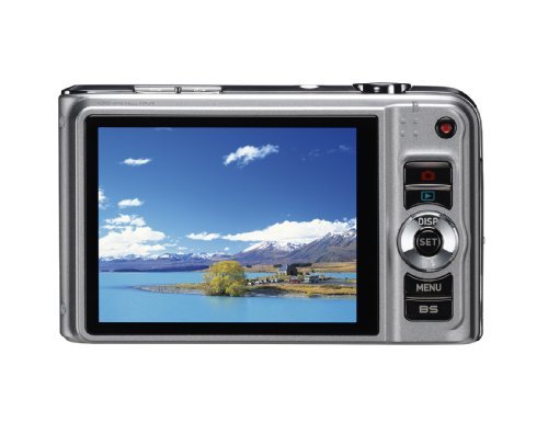 Casio EXILIM EX-H10 SR Digitalkamera (12 Megapixel, 10-fach opt. Zoom, 7,6 cm (3 Zoll) Display, Bildstabilisator) silber