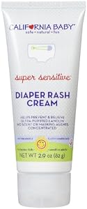California Baby Diaper Rash Cream - Unscented Super Sensitive - 2.9 oz