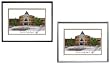 Chicago State University Undergrad Framed Collegiate Campus Lithograph