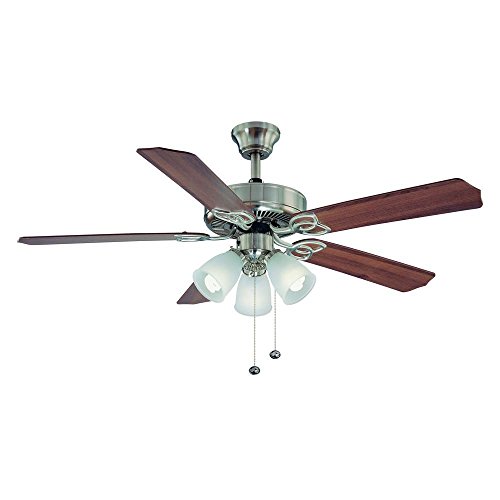 Hampton Bay YG268BN Brookhurst 52 in. Brushed Nickel Ceiling Fan