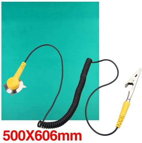 Green Desktop Anti Static ESD Grounding Mat 500x606mm + Cord for PC Repair